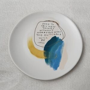 Morgan Harper Nichols By Fringe Dare To Try New Things Stoneware Trinket Tray
